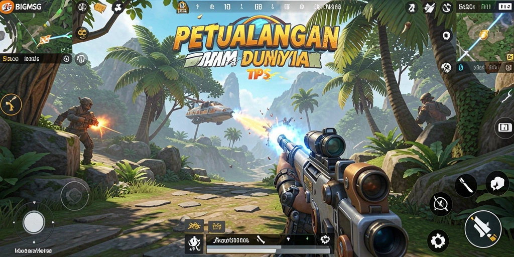 Gameplay BIGMSG yang mendebarkan dan penuh aksi.