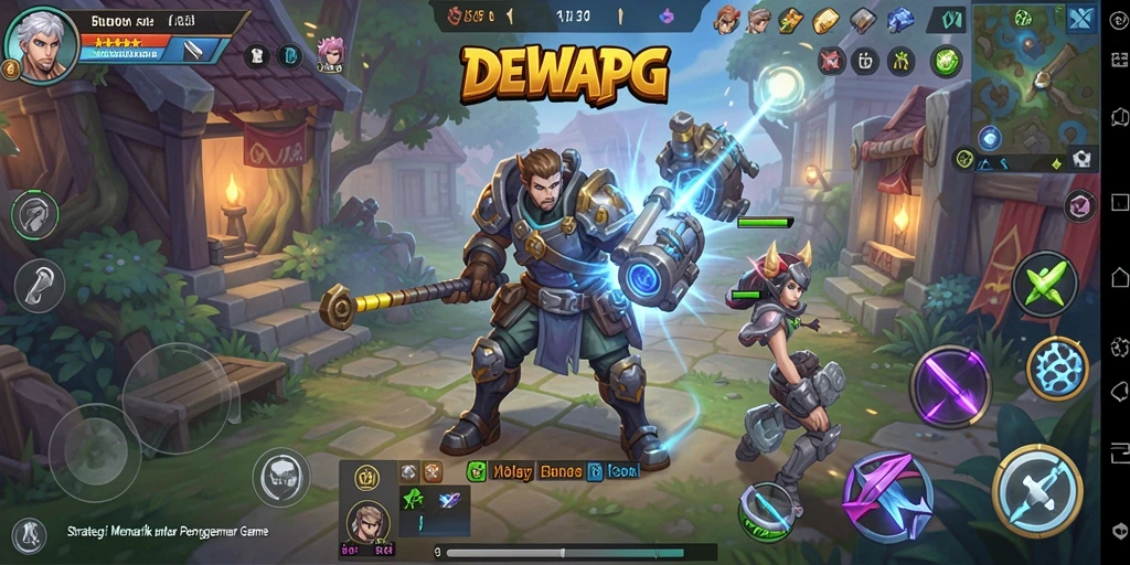 Tampilan menarik gameplay DEWAPG yang penuh strategi.