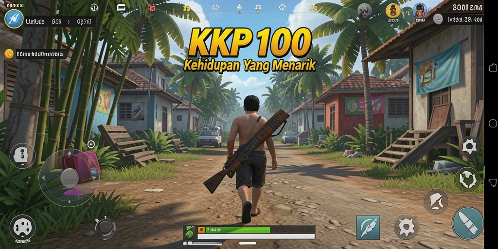 Tampilan gameplay KPK100 yang menarik dan realistis.