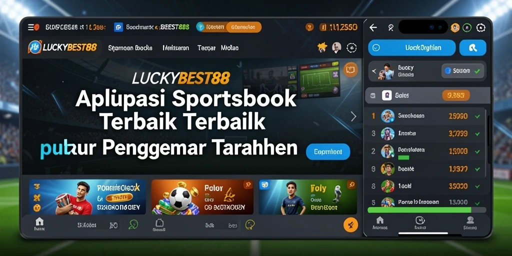 Tampilan antarmuka <strong>LUCKYBEST88</strong> yang menarik dan mudah digunakan untuk taruhan olahraga.
