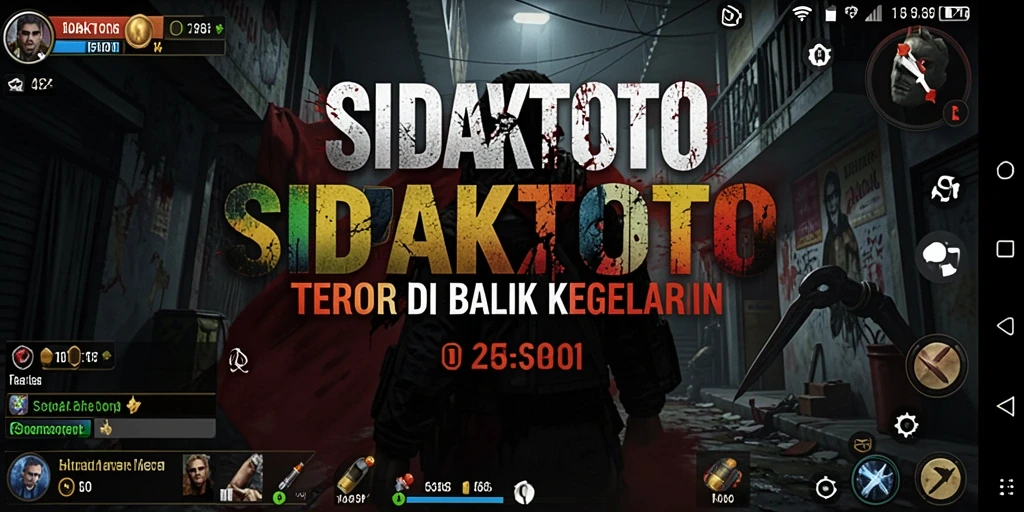 Screenshot menampilkan aksi menegangkan dalam SIDAKTOTO dengan suasana Horror yang mencekam.