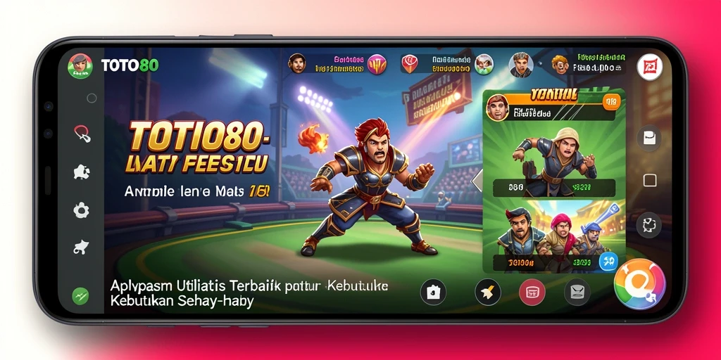 Tampilan antarmuka TOTO80 yang intuitif dan mudah digunakan.